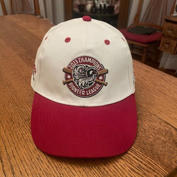 Men's Idaho Falls Chukars 2013 Champions White/Red Hook and Loop Baseball Hat - Picture 2 of 10